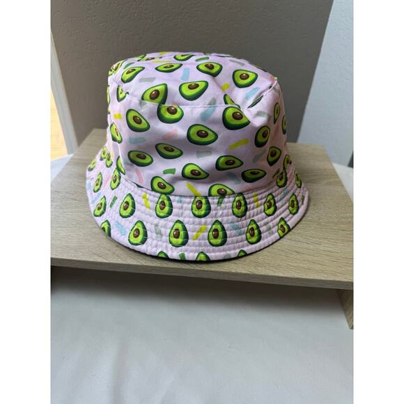 Pink Avocado Print Bucket Hat - Picture 5 of 6